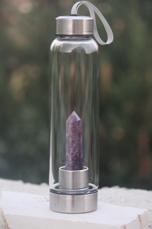 Amethyst Crystal Bottle